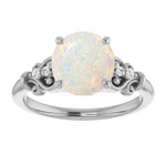 Round White Opal 57_Sterling Silver_Round