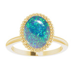 Oval Black Opal 6_Yellow Gold_Oval