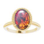 Oval Black Opal 10_Yellow Gold_Oval