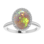 Oval White Opal 14_White Gold_Oval