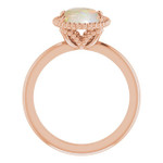 Oval White Opal 18_Rose Gold_Oval