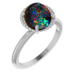 Round Boulder Opal 47_White Gold_Round