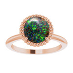 Round Boulder Opal 51_Rose Gold_Round