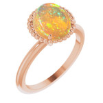 Round Black Opal 56_Rose Gold_Round