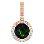 Round Boulder Opal 50_Rose Gold_Round