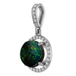 Round Boulder Opal 55_White Gold_Round