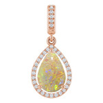 Teardrop Pipe Opal 39_Rose Gold_Teardrop