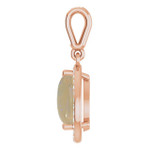 Teardrop White Opal 43_Rose Gold_Teardrop