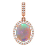 Oval Black Opal 76_Rose Gold_Oval