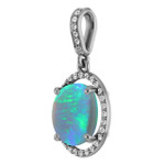 Oval Black Opal 92_White Gold_Oval