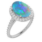 Oval Black Opal 75_White Gold_Oval