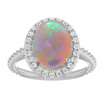 Oval Black Opal 76_Sterling Silver_Oval