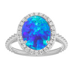 Oval Black Opal 78_Sterling Silver_Oval