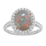 Oval Black Opal 9_Sterling Silver_Oval