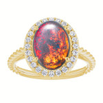 Oval Black Opal 10_Yellow Gold_Oval