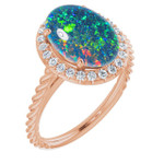 Oval Opal Triplet 67_Rose Gold_Oval