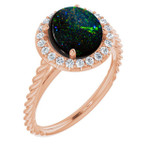 Round Boulder Opal 55_Rose Gold_Round