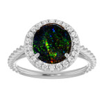 Round Boulder Opal 50_White Gold_Round