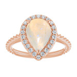 Teardrop White Opal 43_Rose Gold_Teardrop