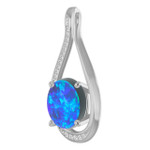 Oval Black Opal 78_White Gold_Oval