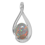 Oval Black Opal 9_Sterling Silver_Oval