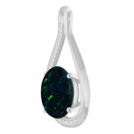 Oval Black Opal 17_White Gold_Oval