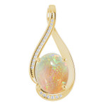 Oval White Opal 30_Yellow Gold_Oval