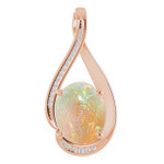 Oval White Opal 30_Rose Gold_Oval