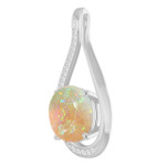 Oval White Opal 30_White Gold_Oval