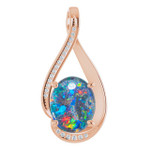 Oval Opal Triplet 60_Rose Gold_Oval