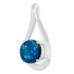 Round Black Opal 49_Sterling Silver_Round