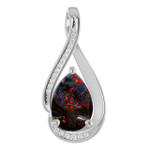 Teardrop Boulder Opal 45_Sterling Silver_Teardrop