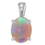 Oval Black Opal 76_White Gold_Oval