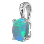 Oval Black Opal 92_Sterling Silver_Oval