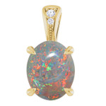 Oval Black Opal 9_Yellow Gold_Oval