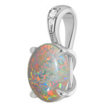 Oval Black Opal 9_Sterling Silver_Oval