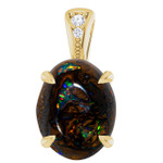 Oval Boulder Opal 31_Yellow Gold_Oval