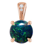 Round Black Opal 54_Rose Gold_Round