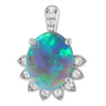 Oval Black Opal 75_Sterling Silver_Oval