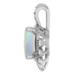 Oval Black Opal 91_Sterling Silver_Oval