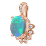 Oval Black Opal 92_Rose Gold_Oval