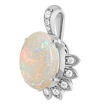 Oval White Opal 1_Sterling Silver_Oval