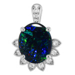 Oval Black Opal 7_Sterling Silver_Oval