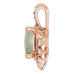 Oval Black Opal 11_Rose Gold_Oval