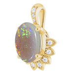 Oval White Opal 14_Yellow Gold_Oval