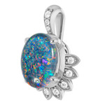 Oval Opal Triplet 58_Sterling Silver_Oval