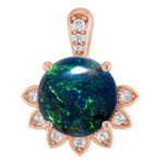 Round Black Opal 54_Rose Gold_Round