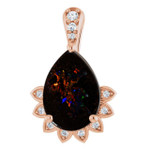 Teardrop Boulder Opal 40_Rose Gold_Teardrop