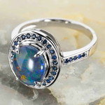 SUGAR RUSH STERLING SILVER AUSTRALIAN OPAL RING