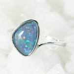 BUBBLY SOIREE STERLING SILVER AUSTRALIAN OPAL RING